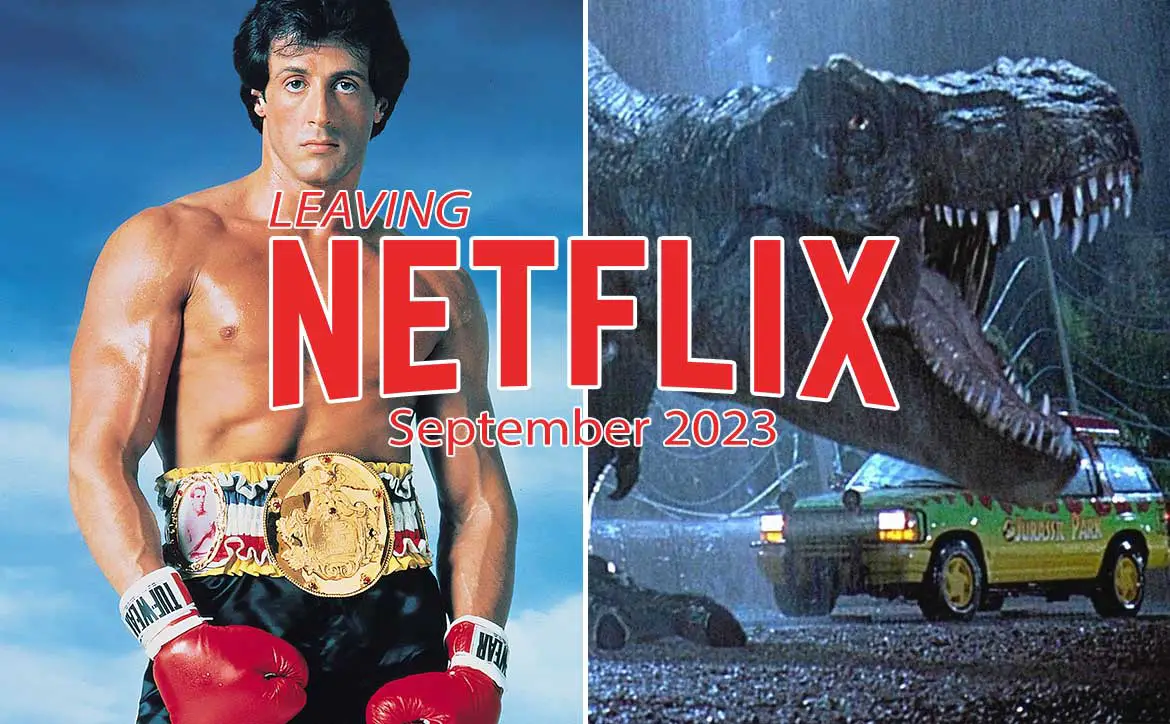 Leaving Netflix September 2023: Rocky and Jurassic Park