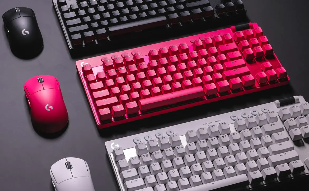 The Logitech G PRO X TKL Wireless Gaming Keyboard and SUPERLIGHT 2 Gaming Mouse