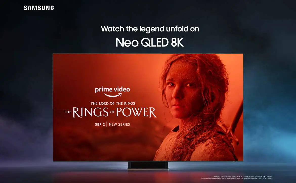 The Lord of the Rings: The Rings of Power in 8K on Samsung Neo QLED TVs