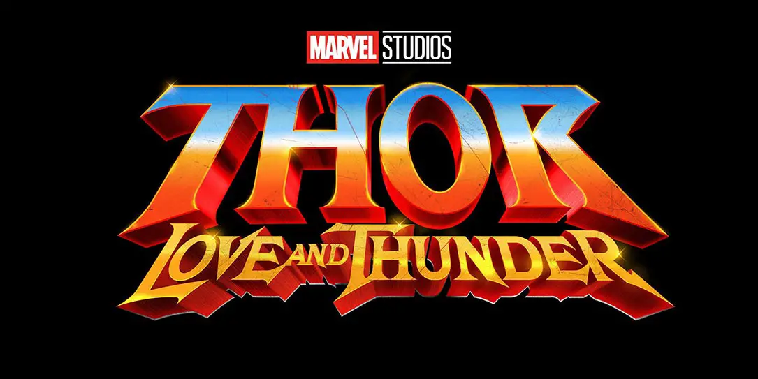 Marvel SDCC Thor: Love and Thunder title art