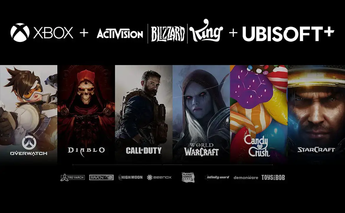 Microsoft Activision Blizzard King Ubisoft