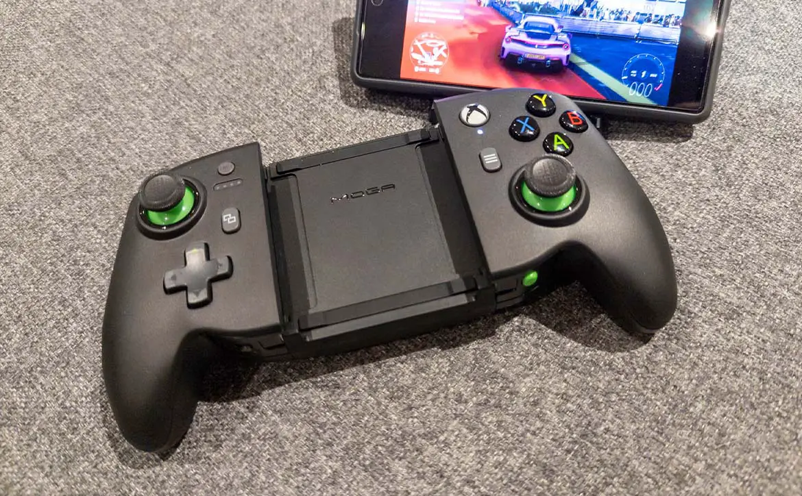 The PowerA MOGA XP7-X Plus mobile game controller for Android and PC