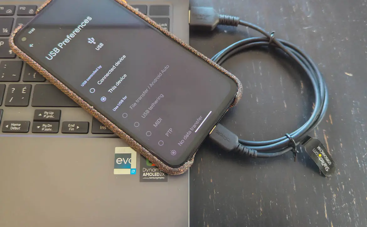 The StarTech.com 1m Secure USB-C to USB-A 2.0 Cable