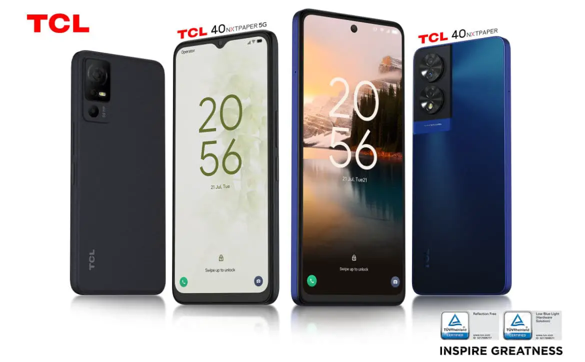 TCL 40 NXTPAPER smartphone at IFA 2023