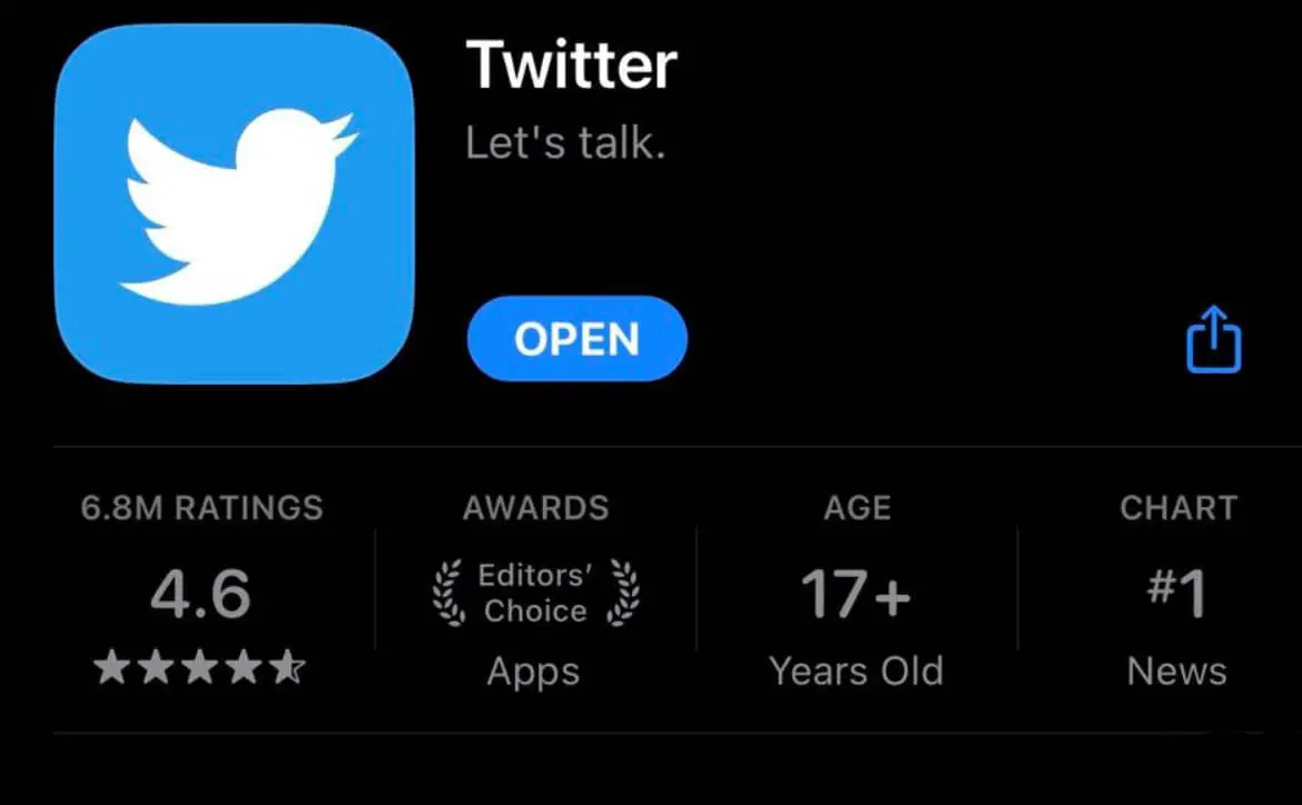 Twitter Apple App Store-min